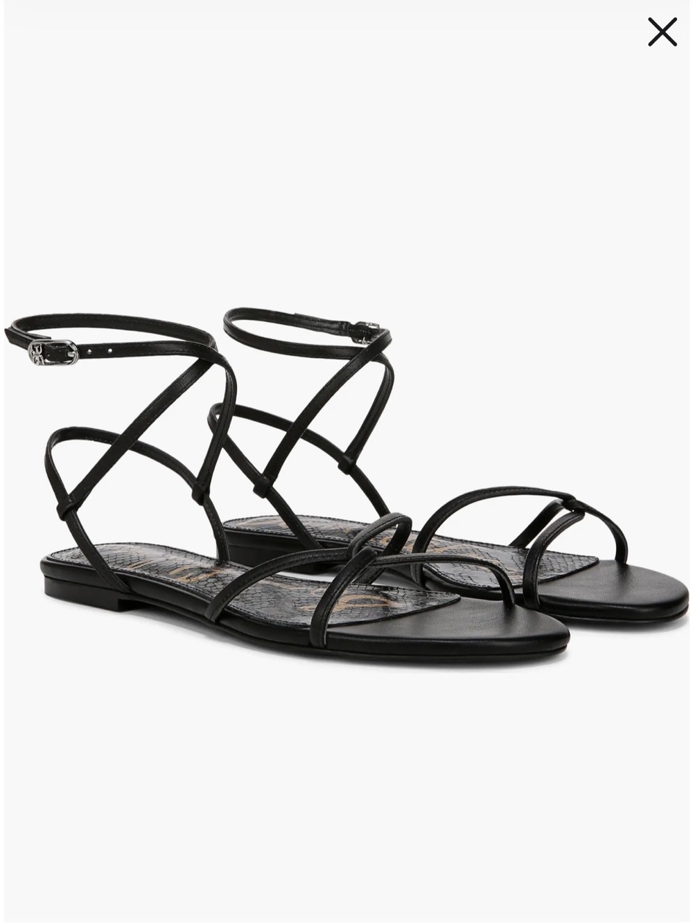 Sam Edelman Ellina Ankle Strap
Sandal black 6.5